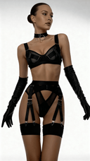 Black Rivet - Lingerie Set