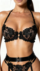 Black Lace Desire - Lingerie Set