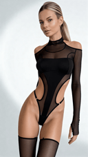 Cut Black Aura - Lingerie Set