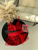 Red Pearl - Lingerie Set